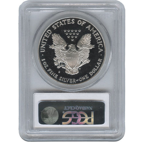 1991-S 1 oz Proof American Silver Eagle Coin PCGS PR70 DCAM