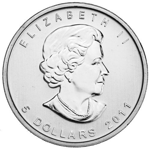 2011 1 oz Canadian Silver Wolf Coin