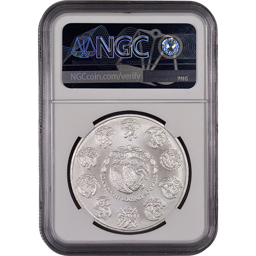2019 1 oz Mexican Silver Libertad Coin NGC MS69