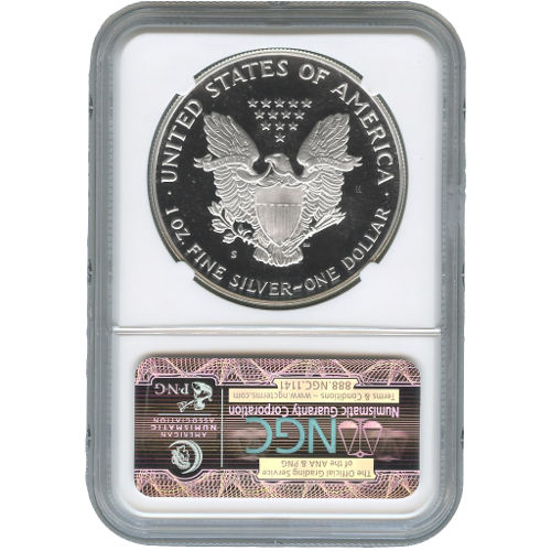 1987-S 1 oz Proof American Silver Eagle Coin NGC PF70 UCAM