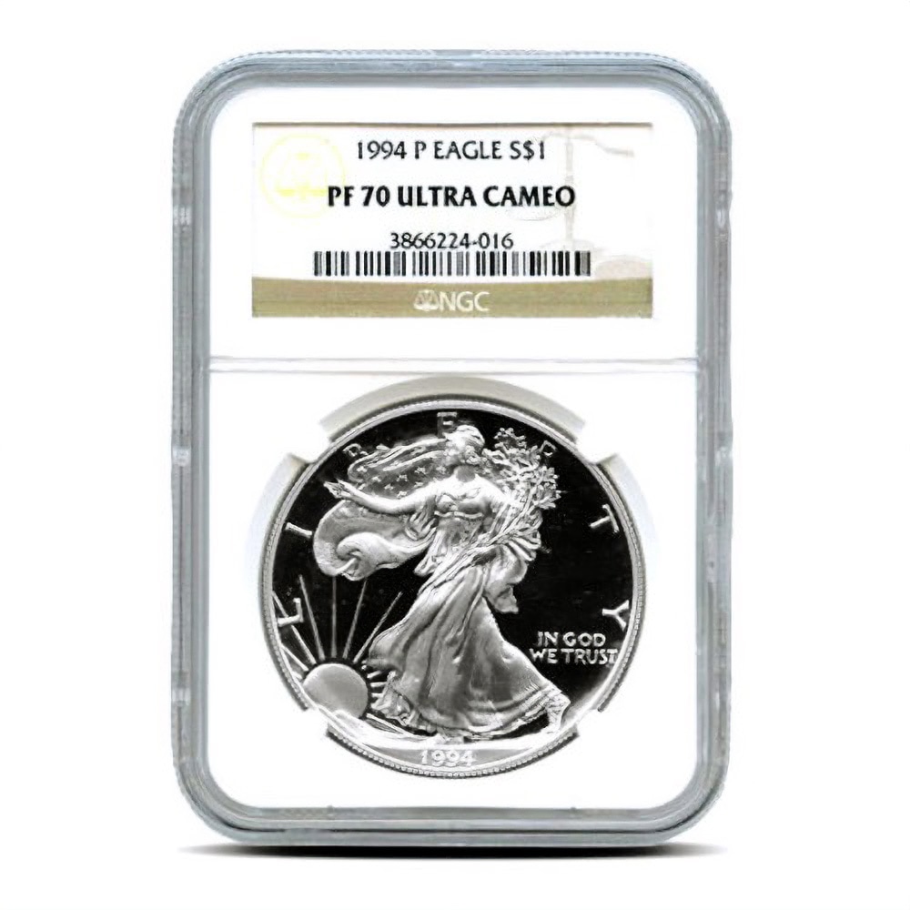 1994-P 1 oz Proof American Silver Eagle Coin NGC PF70 UCAM