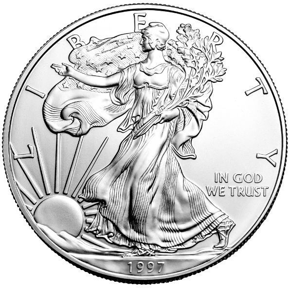 1997 1 oz American Silver Eagle Coin