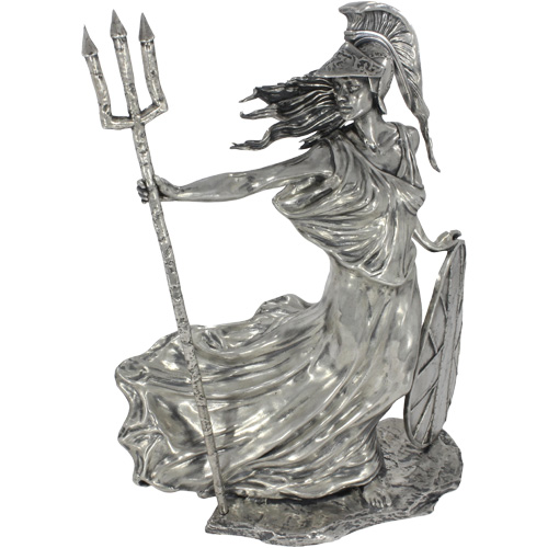 30 oz Antique Finish Britannia Silver Statue (New, Box + CoA)