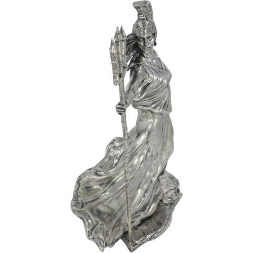 30 oz Antique Finish Britannia Silver Statue (New, Box + CoA)
