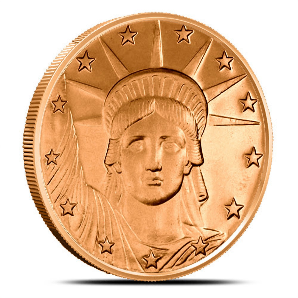 1 oz Liberty Head Copper Round (New)