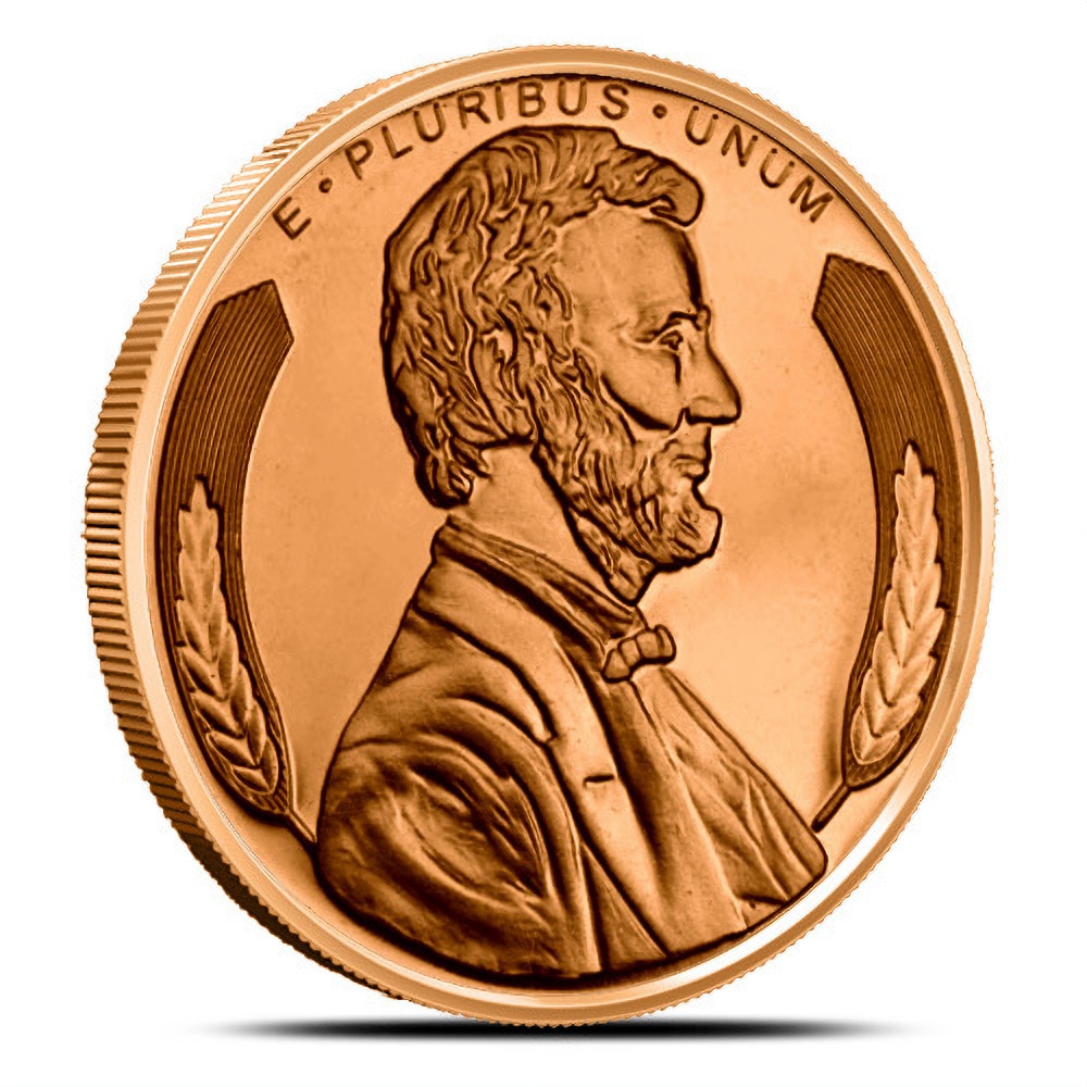 1 oz Lincoln Head Copper Round (New)