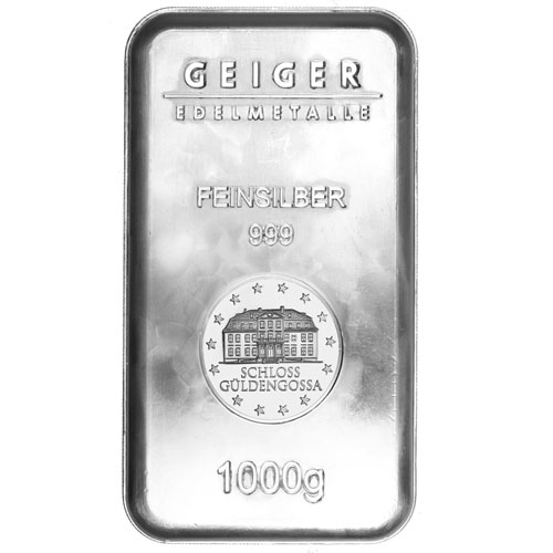1 Kilo Geiger Security Line Silver Bar