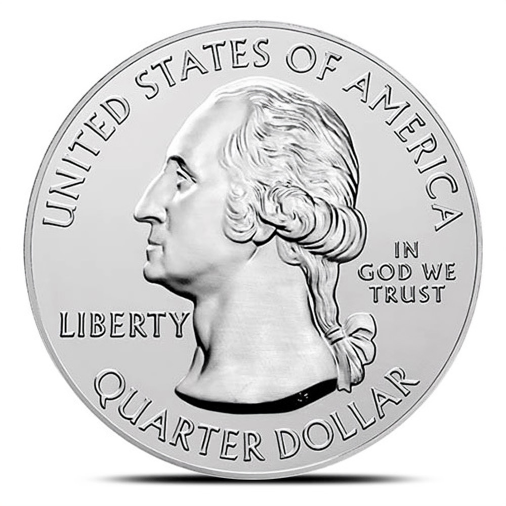 2019 5 oz Colorized ATB Lowell National Historical Park Silver Coin (BU)
