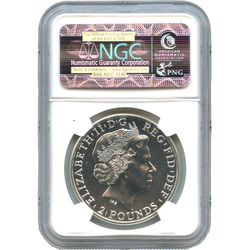 2014 1 oz British Silver Lunar Year of the Horse Coin NGC MS69 PL