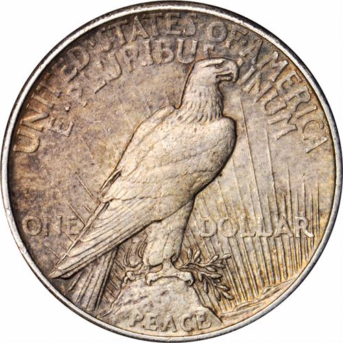 1921 Peace Silver Dollar Coin (VG-VF, High Relief)