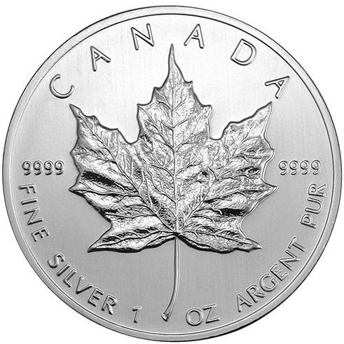 2009 1 oz Canadian Silver Maple Leaf Coin (BU)