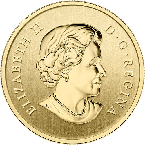 2015 1/10 oz Canadian Gold Lunar Year of the Sheep Coin (BU)