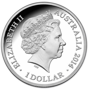 2014 $1 Australian Silver Lunar Series Proof Coin
