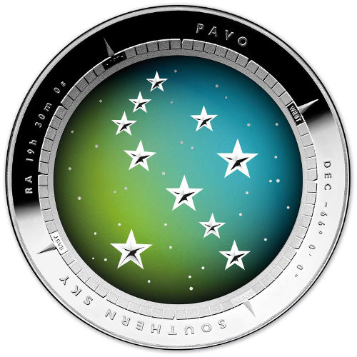 2013 1 oz Australian $5 Silver Pavo Proof Coin