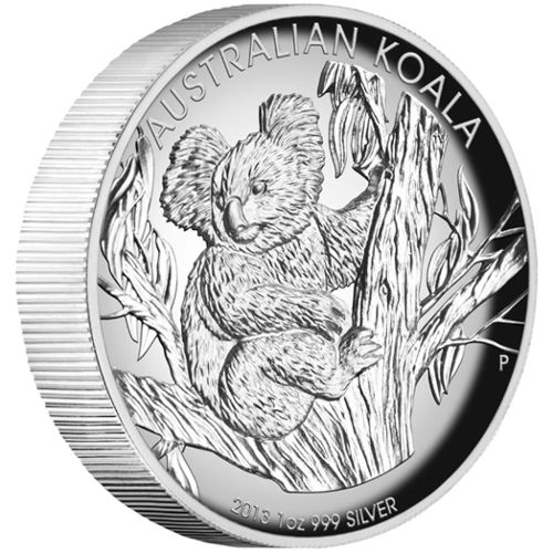 2013 1 oz Australian Silver Koala Proof Coin (High Relief)