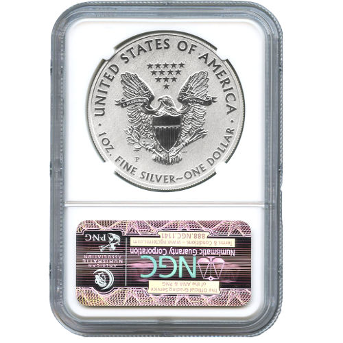 2011-P 1 oz Reverse Proof American Silver Eagle Coin NGC PF70 25th Anniversary