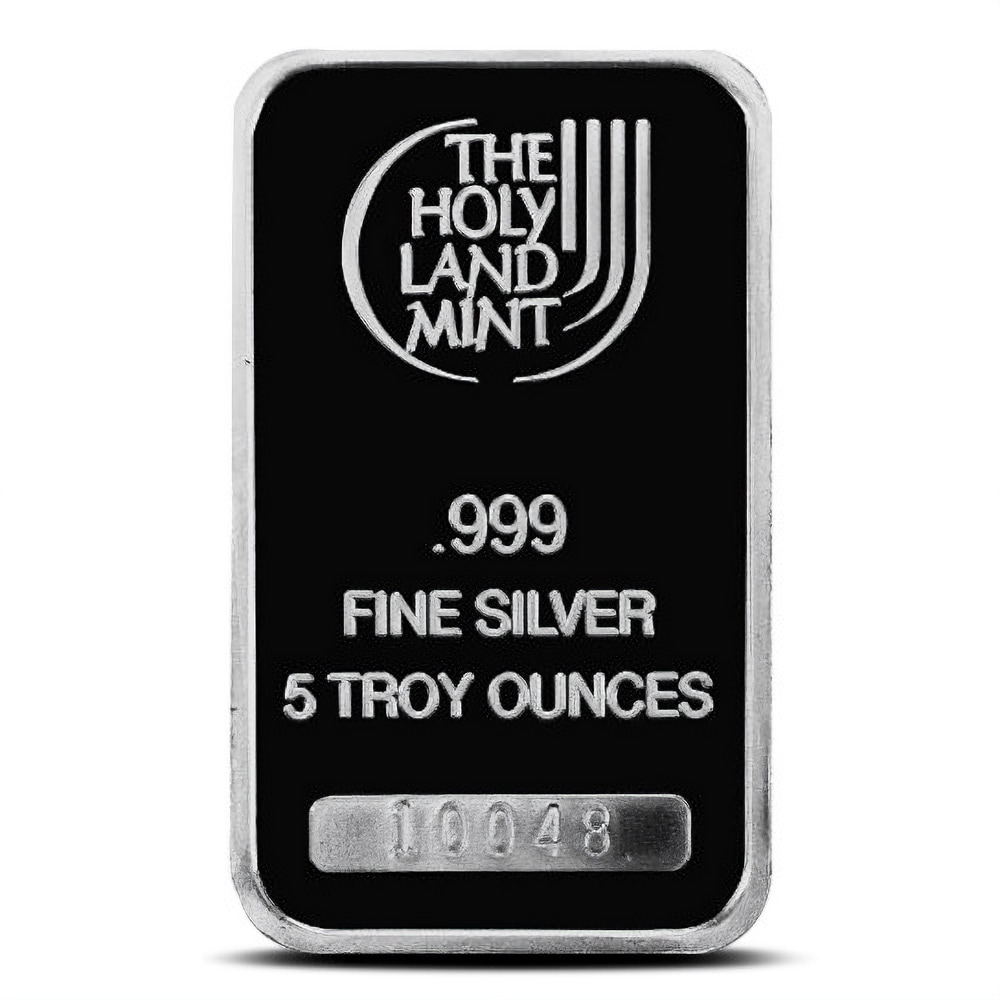 5 oz Jerusalem City of Peace Silver Bar (New)