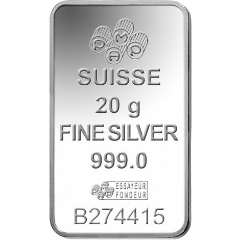 2347-20-Gram-PAMP-Suisse-Rosa-Silver-Bar-New-w-Assay-4.jpg 20 Gram PAMP Suisse Rosa Silver Bar (New w/ Assay)