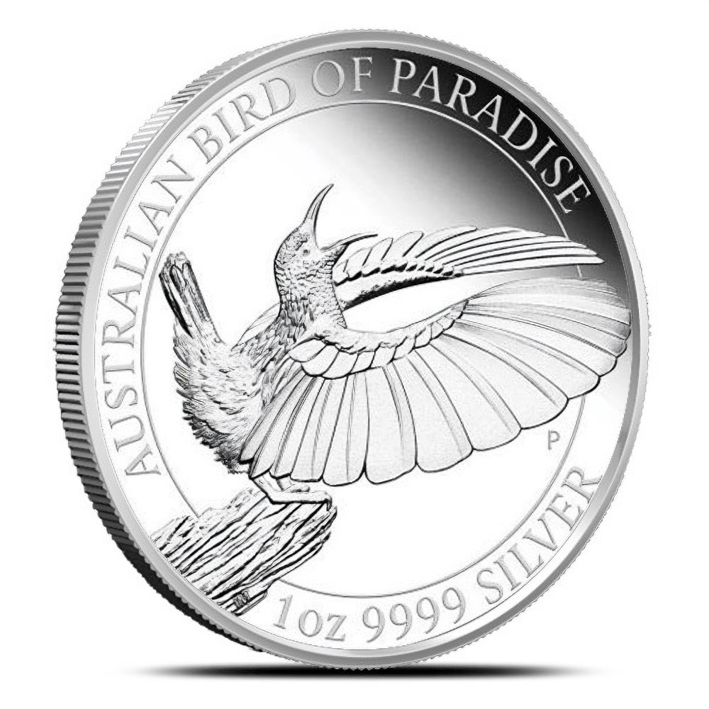 2019 1 oz Australian Proof Silver Bird Of Paradise Coin (Box + CoA)