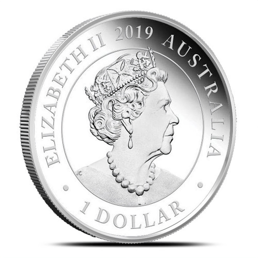 2019 1 oz Australian Proof Silver Bird Of Paradise Coin (Box + CoA)