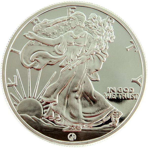 1 oz GAM Walking Liberty Silver Round (New)