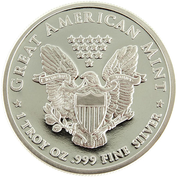 1 oz GAM Walking Liberty Silver Round (New)