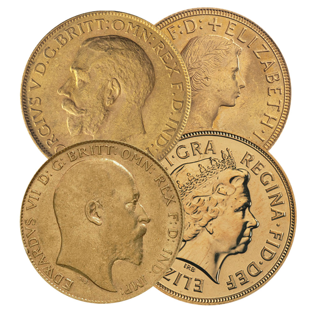 Great Britain Gold Sovereign Coin (Mixed Types, Random Year, Varied Condition)