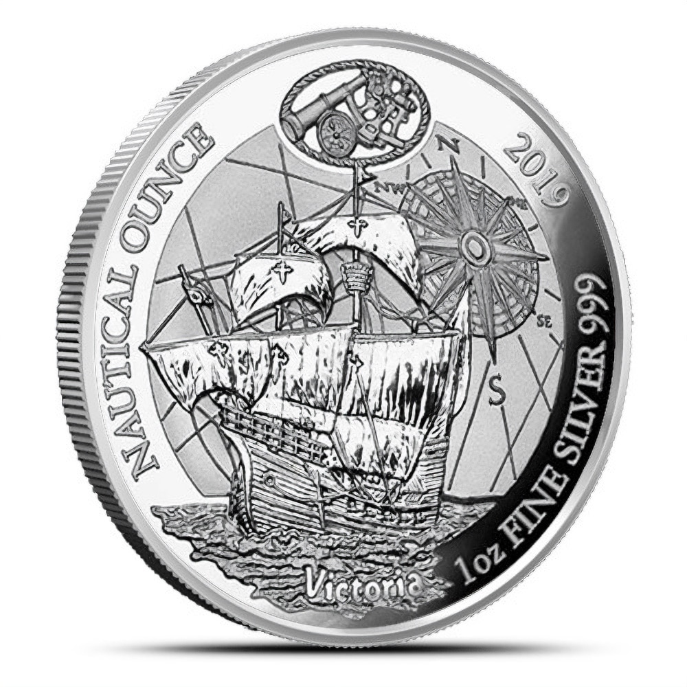 2019 1 oz Proof Rwandan Silver Victoria Nautical Ounce Coin (Capsule + CoA)