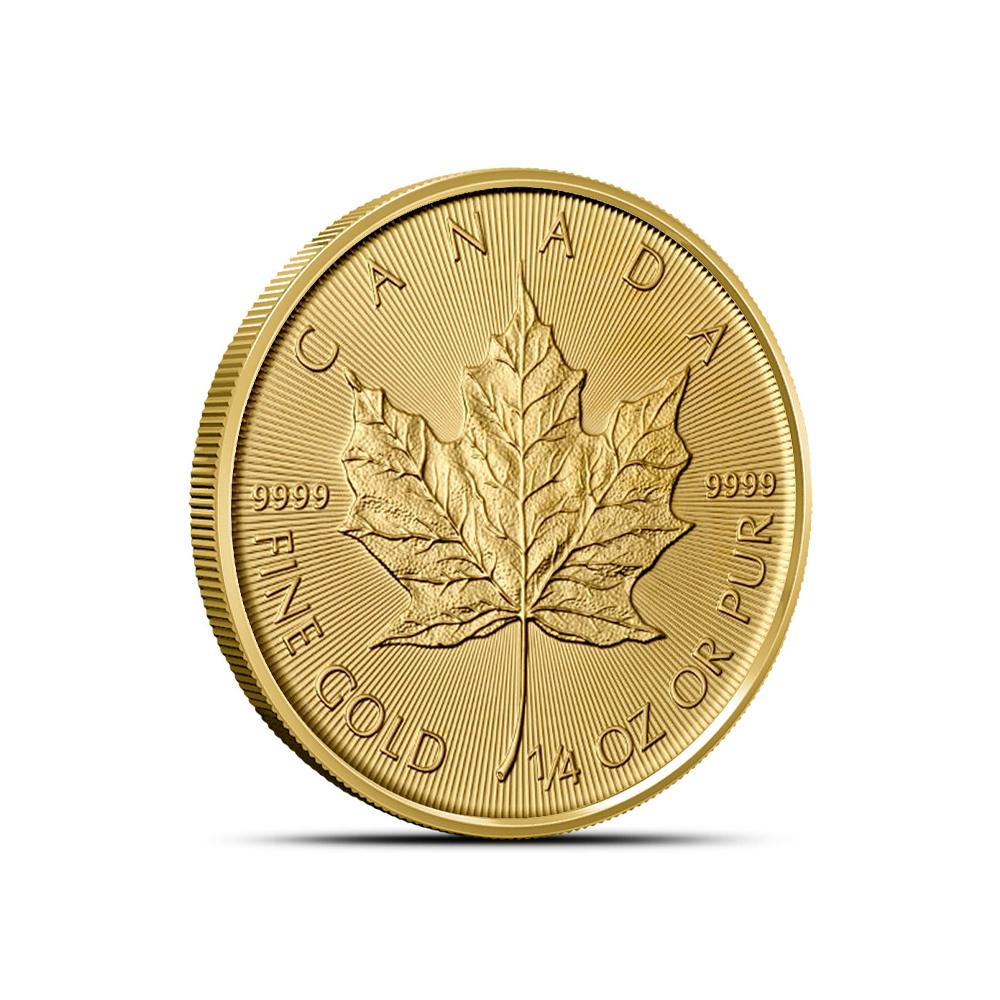 2015 1/4 oz Canadian Gold Maple Leaf Coin (BU)