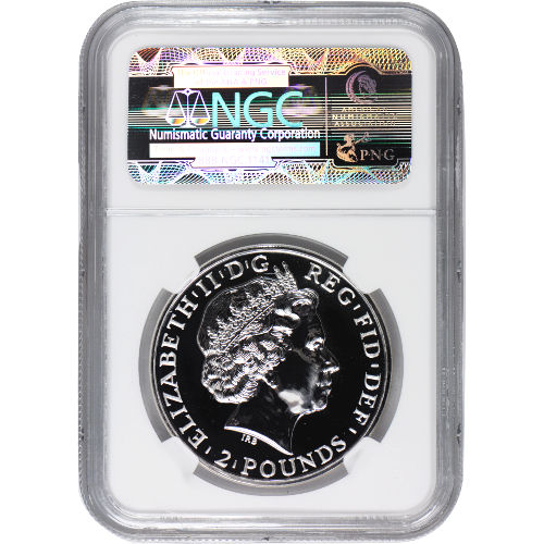 2014 1 oz British Silver Lunar Year of the Horse Coin NGC MS70 DPL