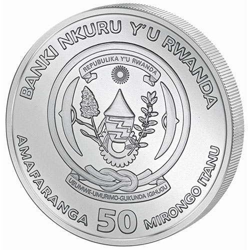 2019 1 oz Rwandan Silver Victoria Nautical Ounce Coin (BU)