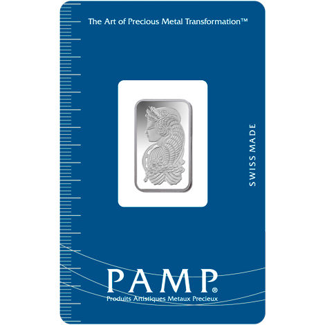 5 Gram PAMP Suisse Fortuna Silver Bar (New w/ Assay)