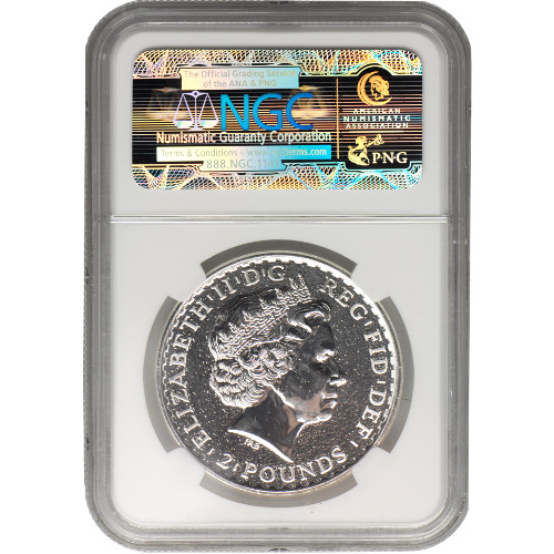 2015 1 oz British Silver Britannia Coin NGC MS70 ER