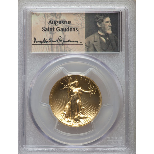 2009 Ultra High Relief Gold Double Eagle Coin PCGS MS70 (Saint Gaudens Label)