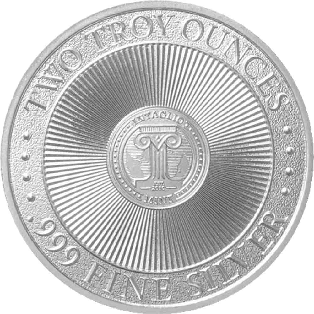 2 oz Molon Labe Silver Round (Type IV, New)