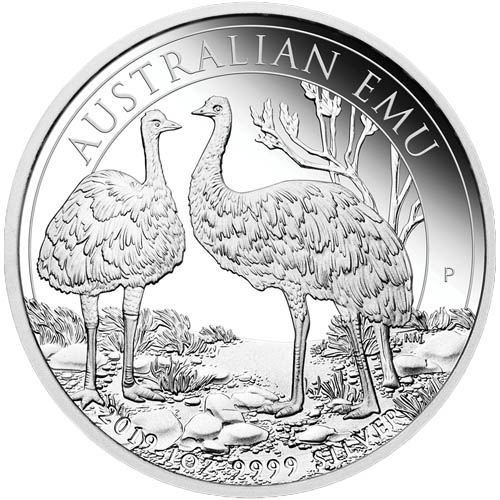 2019 1 oz Australian Silver Emu Coin