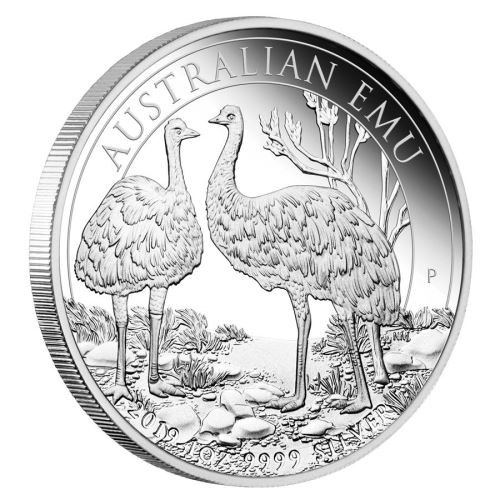 2019 1 oz Proof Australian Silver Emu Coin (Box + CoA)