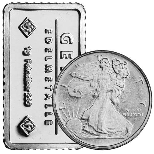1 Gram Silver (Varied Condition, Any Mint, Various Forms)