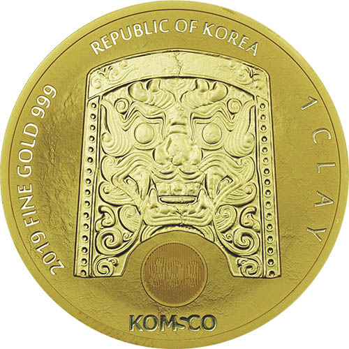 2019 1 oz South Korean Gold Chiwoo Cheonwang