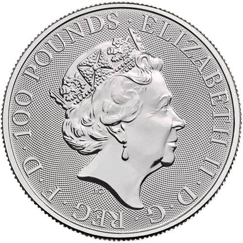 2020 1 oz British Platinum Queen’s Beast Falcon Coin