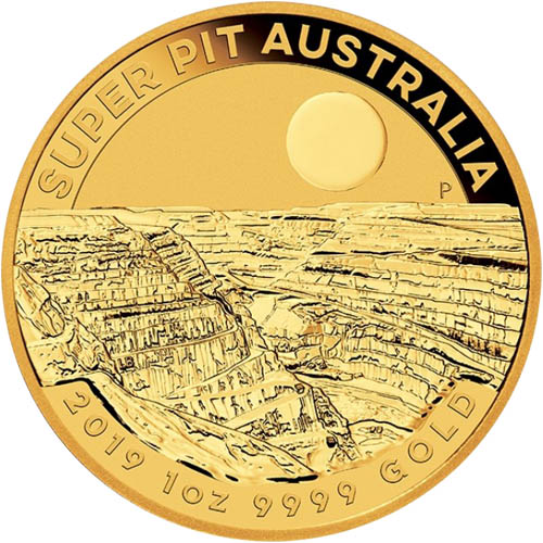 2019 1 oz Australian Gold Super Pit Coin (BU)