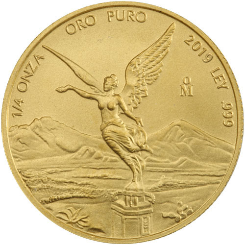 2019 1/4 oz Mexican Gold Libertad Coin (BU)