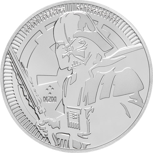 2019 1 oz Niue Silver Star Wars Darth Vader Coin (BU)