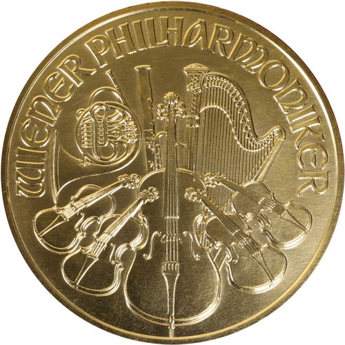 2009 20 oz 20th Anniversary Austrian Gold Philharmonic Coin (BU, Box + CoA)
