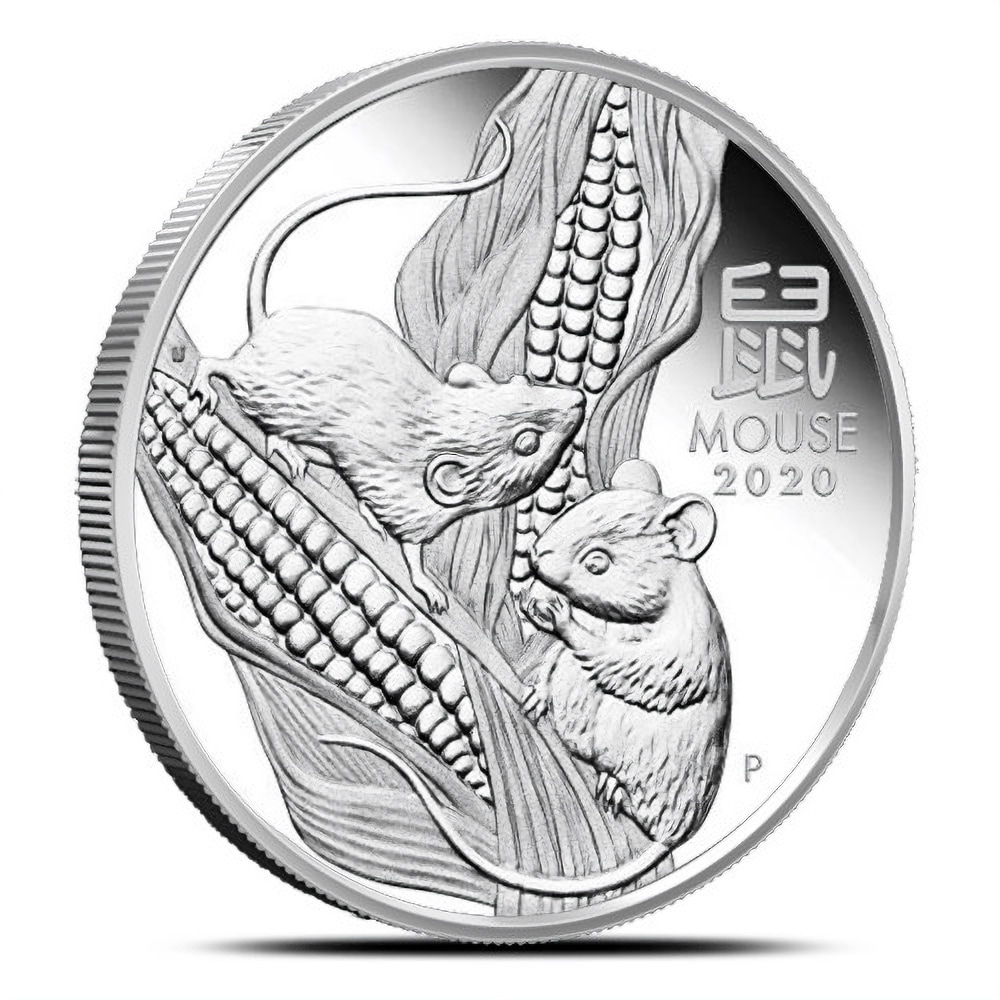 2020 Proof Australian Silver Lunar Mouse 3-Coin Set (Box + CoA)