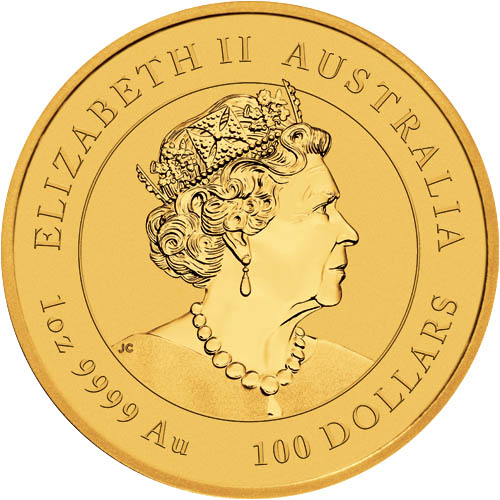 2020 1 oz Australian Gold Lunar Mouse Coin (BU)