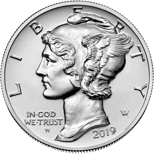 2019-W 1 oz American Palladium Eagle Reverse Proof Coin (Box + COA)