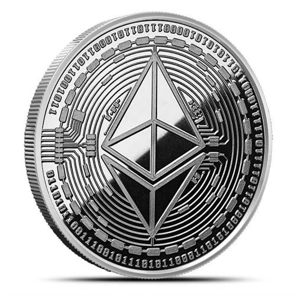 1 oz Proof Crypto Commemorative Ethereum Silver Round (New w/ CoA)