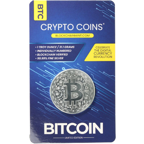 1 oz Proof Crypto Commemorative Bitcoin 10th Anniversary Silver Round (New w/ CoA)