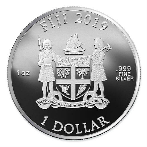 2019 1 oz Proof Fiji Captain Marvel Silver Coin (Box + CoA)